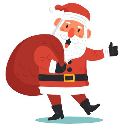 Artikelbild - Der Weihnachtsmann mit Geschenkesack