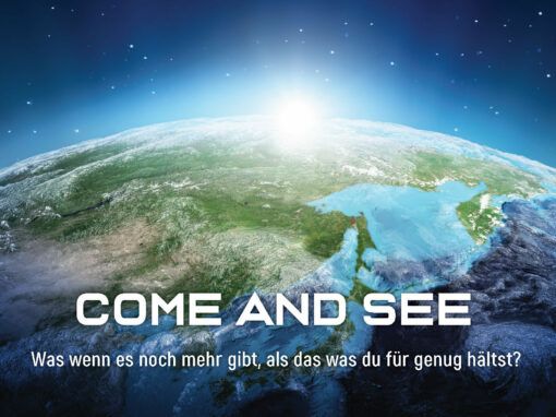 01.11-05.11 | Come and See – Vortragsreihe