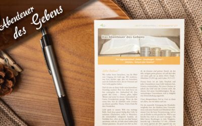 Andreasbrief 27 - Das Abenteuer des Gebens