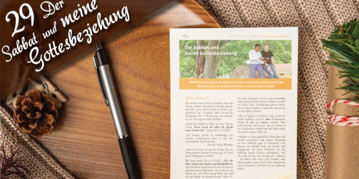 Andreasbriefe 49 - Andreasbrief 29 - Der Sabbat und meine Gottesbeziehung