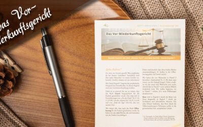 Andreasbrief 33 - Das Vor-Wiederkunftsgericht