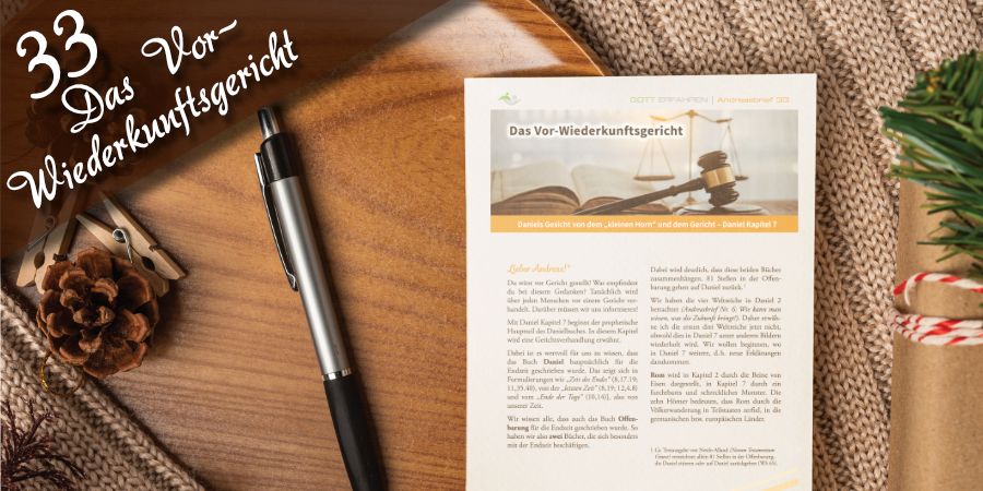 Andreasbrief 33 - Das Vor-Wiederkunftsgericht